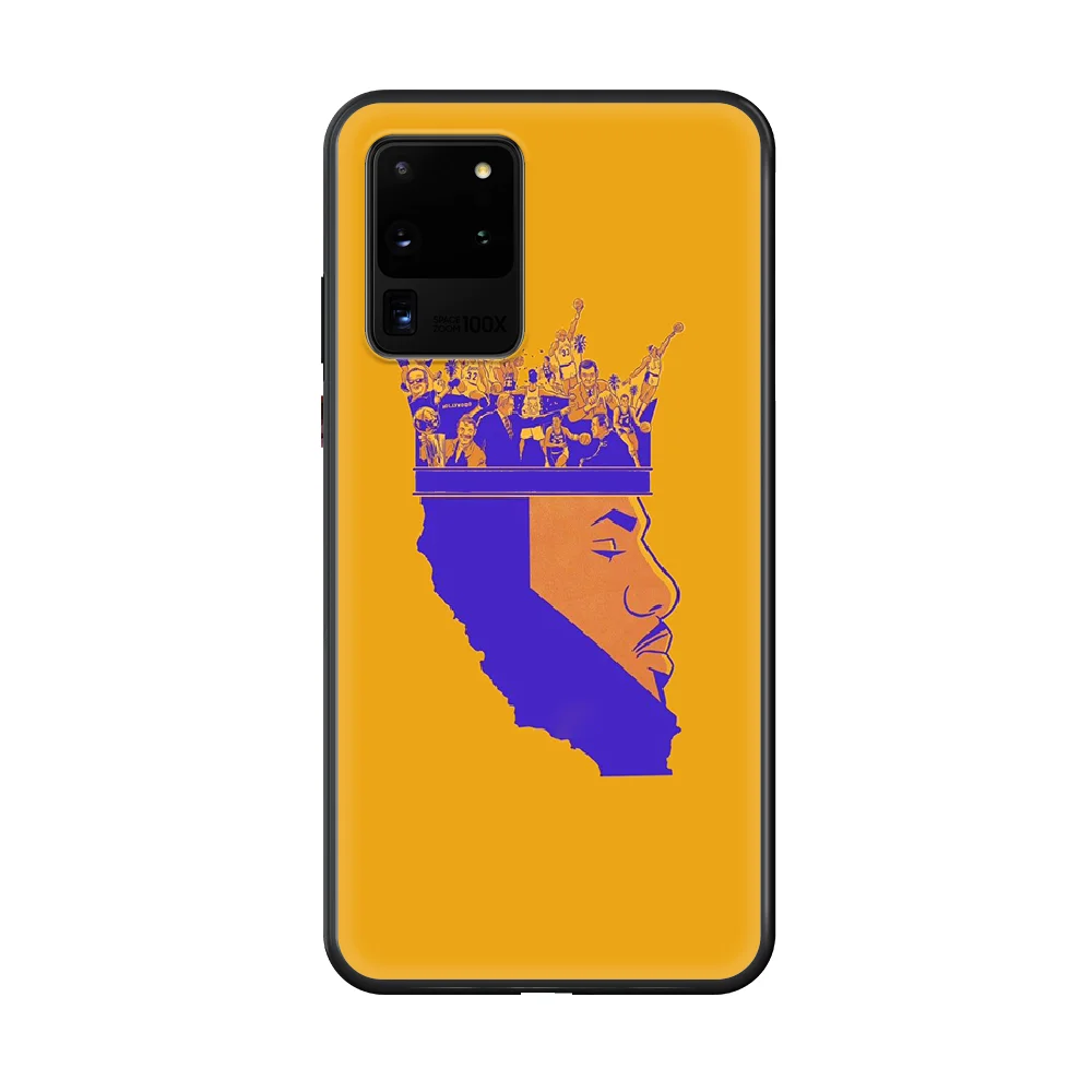 

basketball player James Jordan Phone Case cover hull For SamSung Galaxy S 5 6 7 8 9 10 20 Edge Plus E Lite Ultra black back
