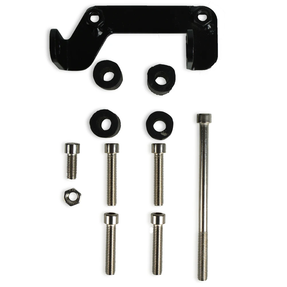 Мотоциклетная черная противоскользящая пластина Защита двигателя Bash Guard Набор