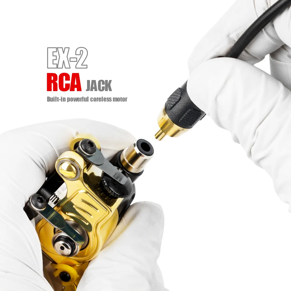 Чистая медь новый дизайн регулируемая татуировка роторная машина RCA мощный