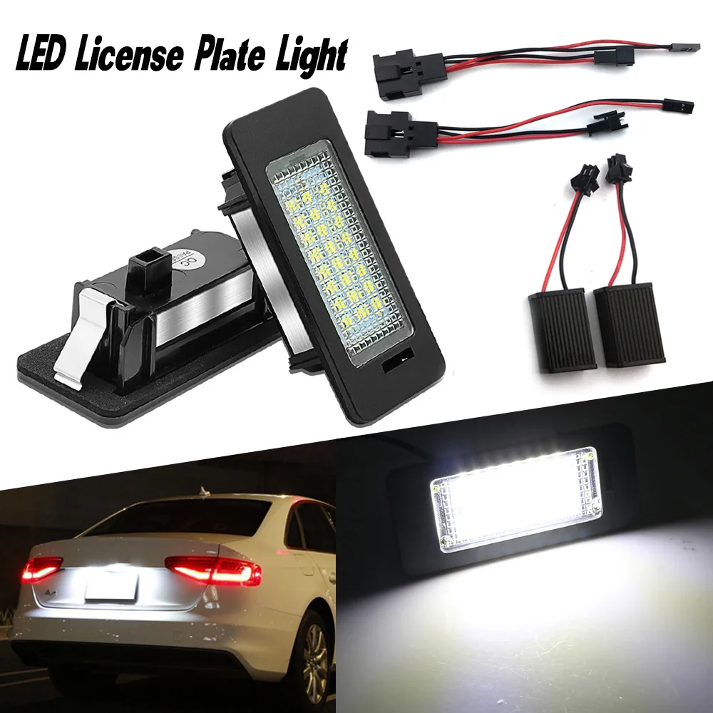 Из 2 предметов светодиодный номерной знак светильник s лампа автомобиля в сборе