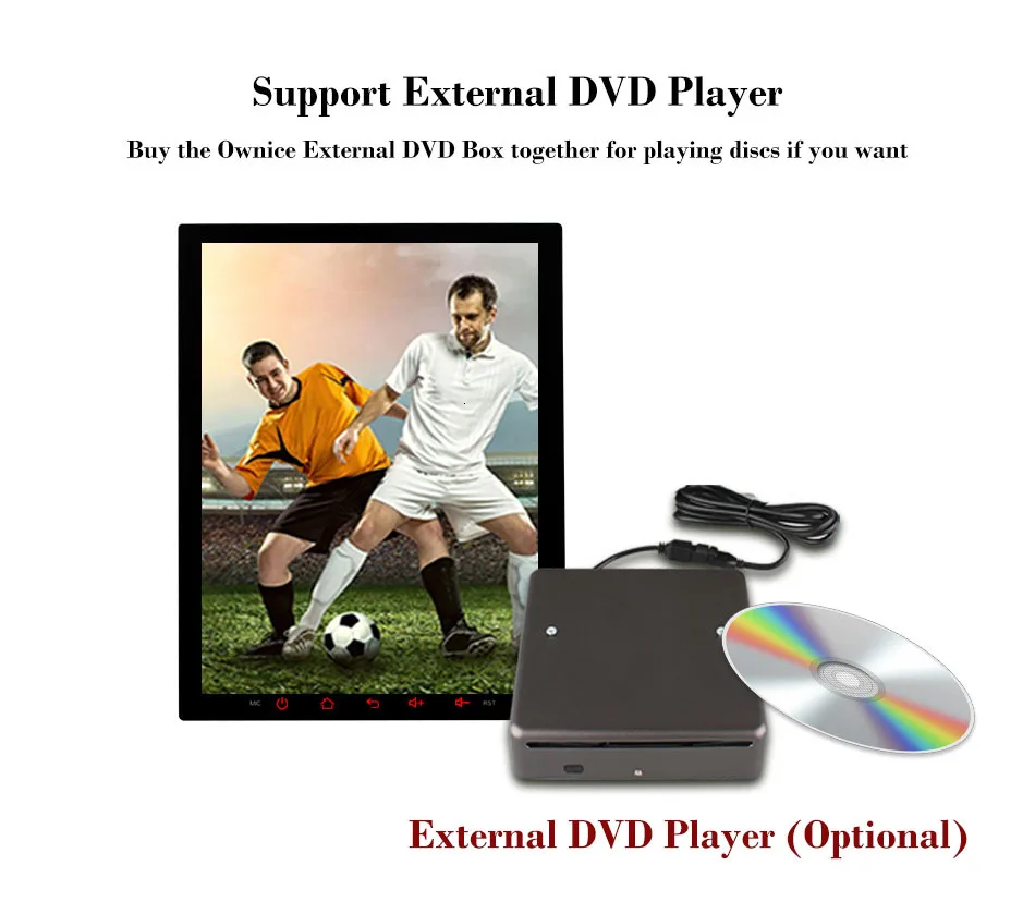 Автомагнитола Ownice C600 Вертикальная с экраном 9 7 дюйма Android 6 0 восьмиядерным