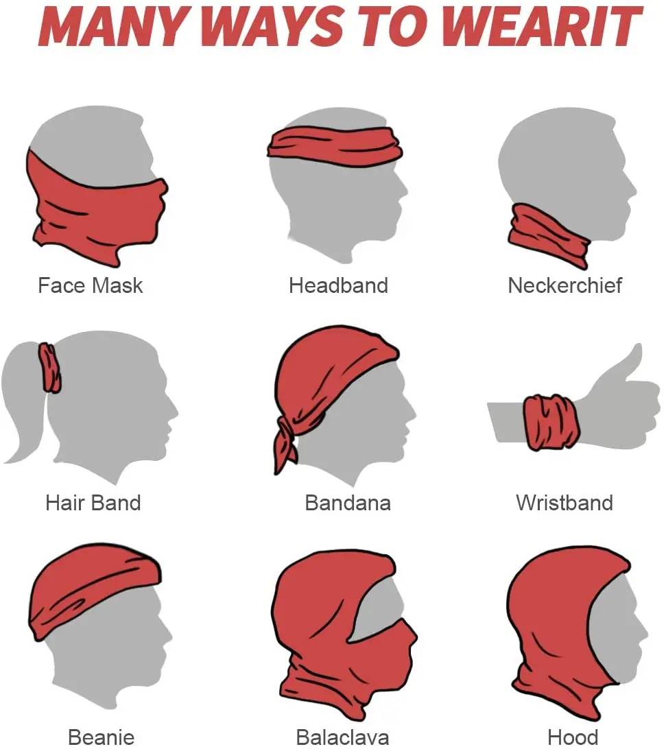 Страшный череп маска для лица повязка на голову летняя шею бандана с защитой от