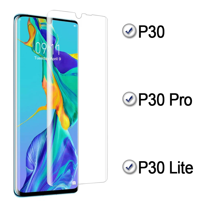 Защитное стекло P30 для Huawei P 30 Pro Lite экрана Hwawei Light P30Pro Armor 3D закаленное 9H