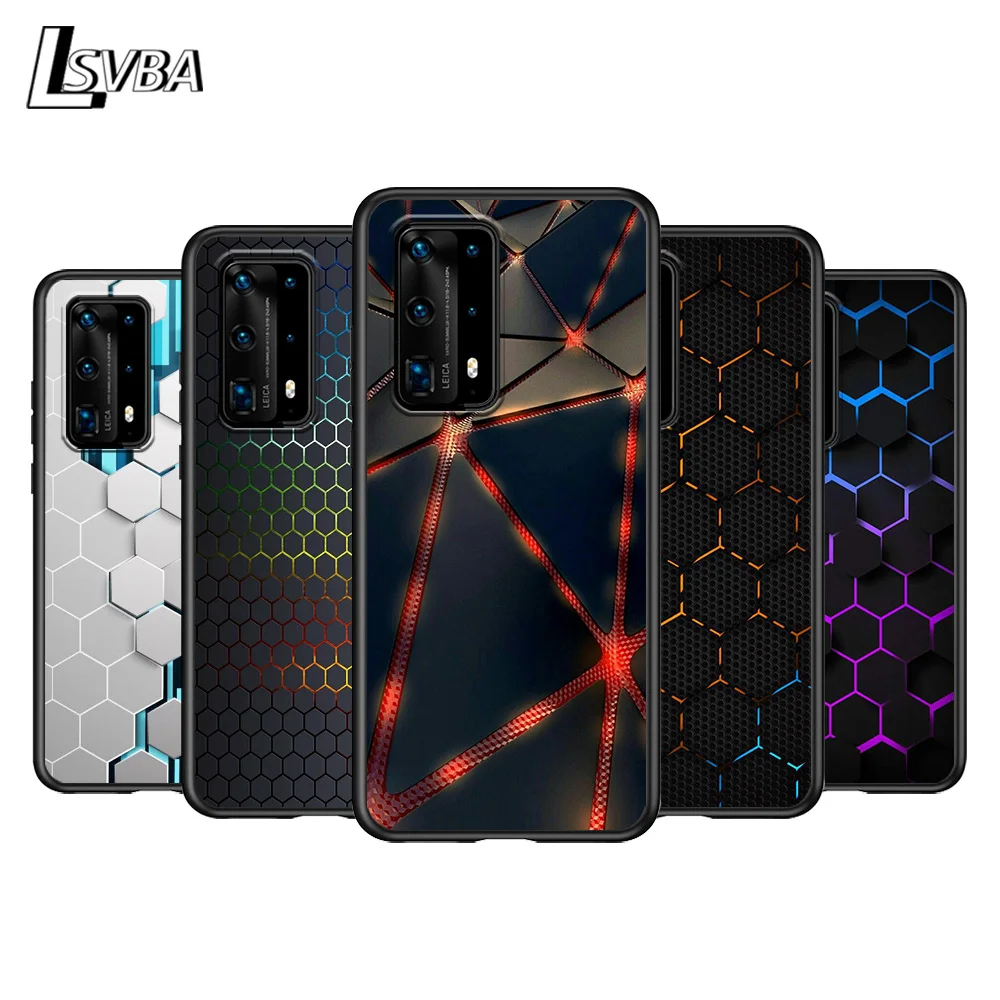 

Technology Carbon Fiber For Huawei P Smasrt 2018 2019 2020 2021 Smart S/Z Smart Plus Smart Pro Black Soft Cover Phone Case