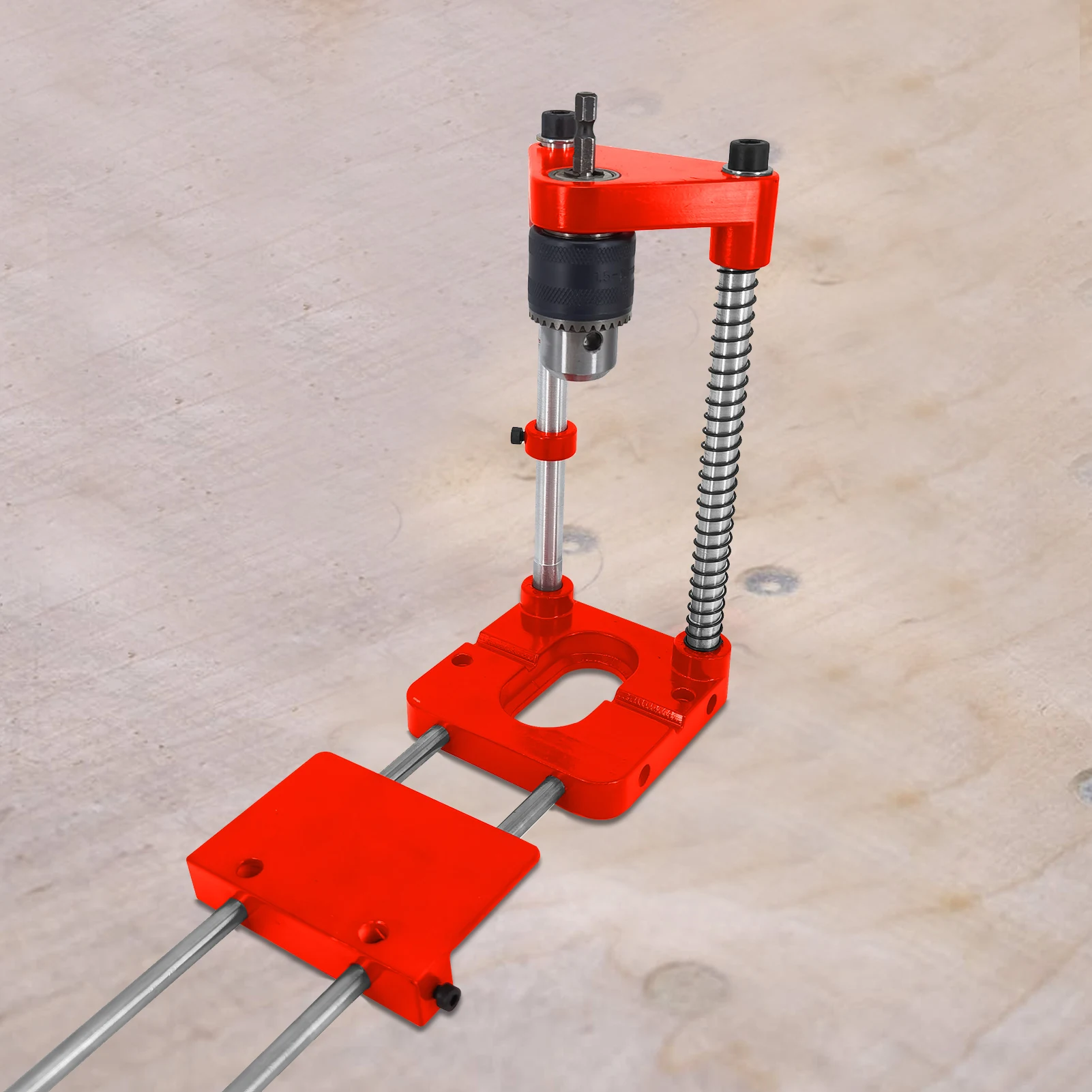 

Woodworking Drill Locator Alloy Steel Wood Work Drilling Template Guide Positioner Labor Saving Puncher DIY Wood Hand Tool