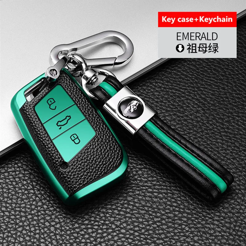 

Car key case for volkswagen vw magotan b8 wei lan polo 9n golf 4 3 5 6 6r 7 mk7 mk4 passat b5 b6 b8 b7 touran bora caddy tiguan
