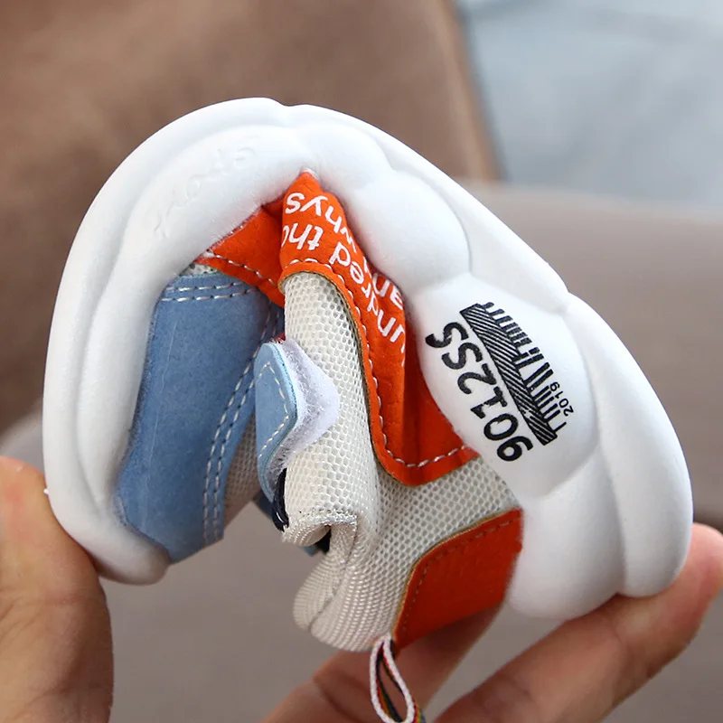 

New Children Sports Shoes Kids Boys Sneakers Winter Autumn Net Mesh Breathable Girls Casual Shoes Anti-Slip Shoes Patchwork