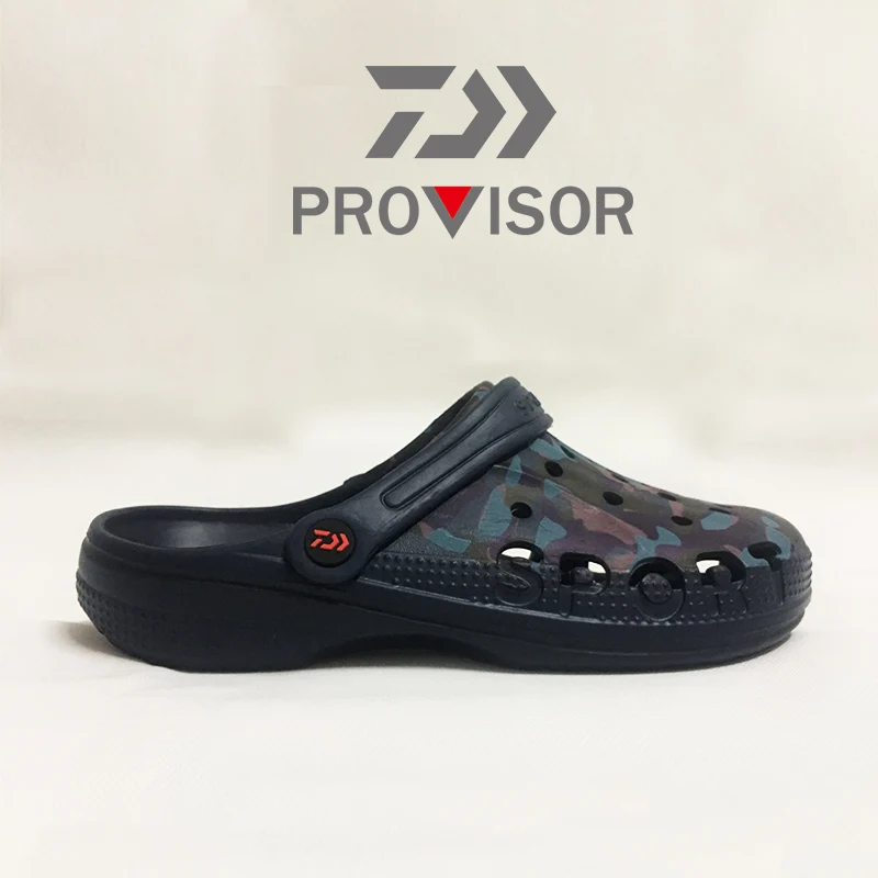 

2019 DAWA Fishing Shoes Beach Sandals Outdoor Shoes Garden Light weight New Breathable Slipper Daiwa Men Summer Soft Water Shoes