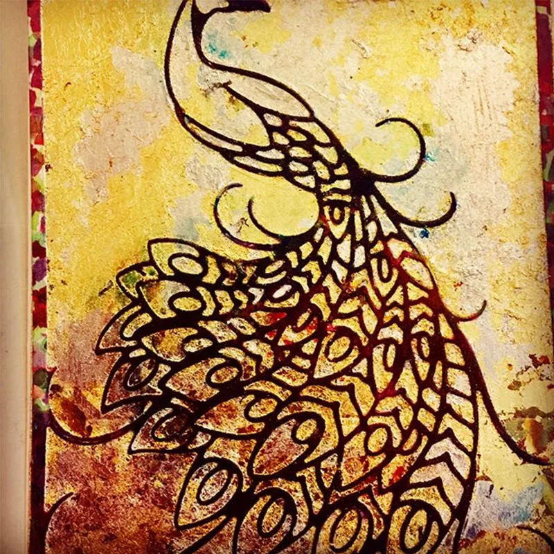 Удивительные павлиньи металлические режущие штампы павлина для изготовления