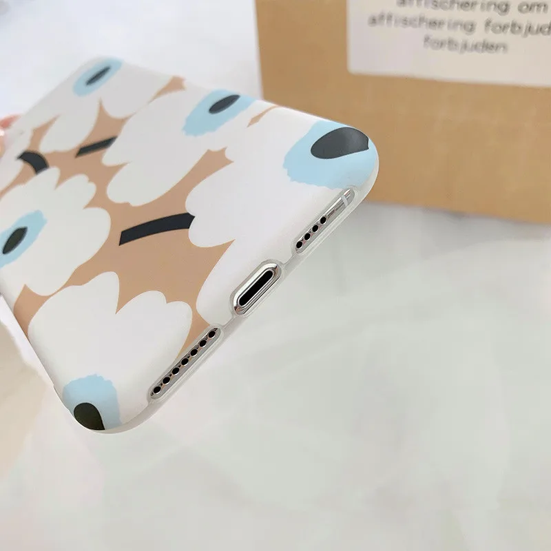 Ретро абстрактная иллюстрация Цветы Чехол для телефона iPhone X XSmax XR Xs 7 Puls 6 6S 8 чехол
