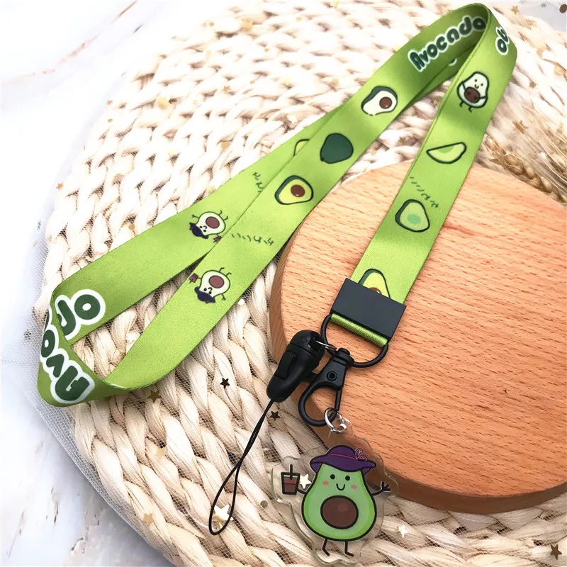 1 шт. ремешок для ключей авокадо ID-карта мобильный телефон сделай сам держатель