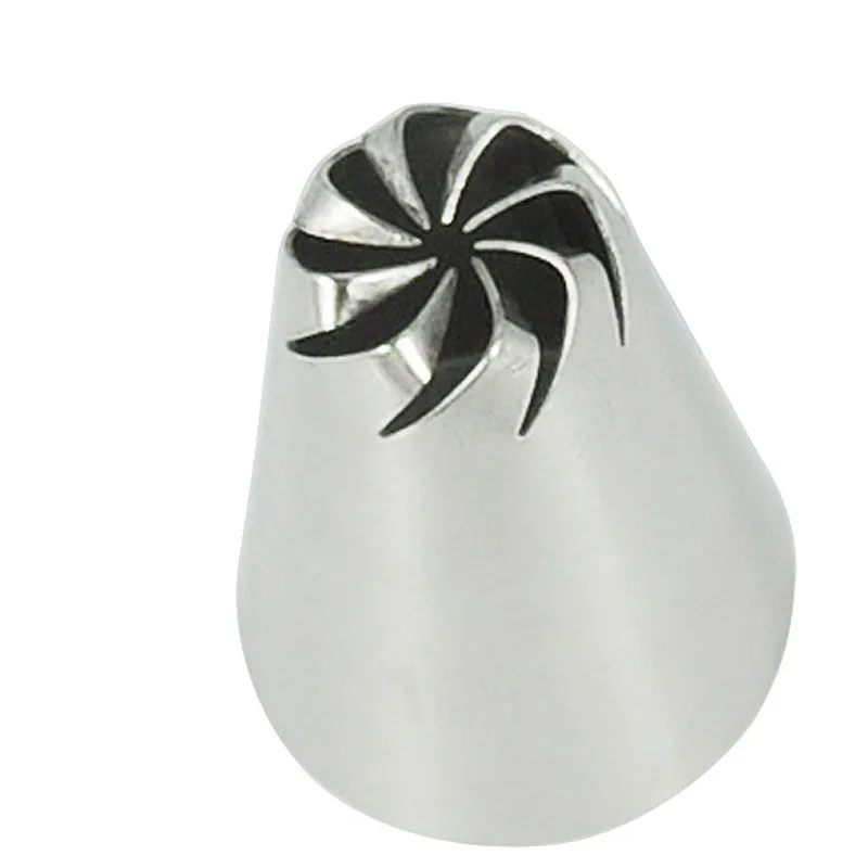 

1PCS #108 Russian Drop Rose Icing Piping Nozzles Stainless Steel Flower Mouth Cream Pastry Tips Nozzles Bag Cake Decorating tool