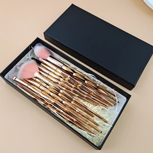 15 шт. алмазные кисти для макияжа Набор косметологических кистей для растушевки теней для век бровей ресниц подводка для глаз инструменты для макияжа