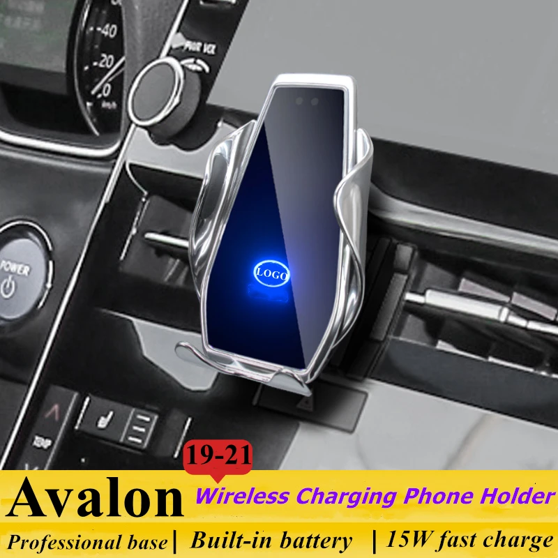 

For 2019-2021 Toyota Avalon Car Phone Holder Air Vent Wireless Charger 360 Navigation Bracket GPS Support