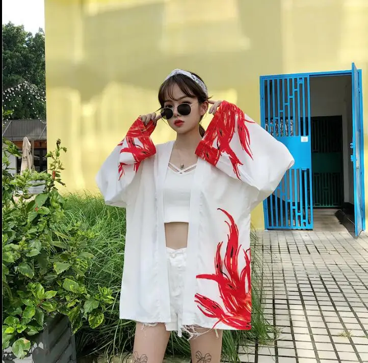 Новая пара пальто кимоно осень зима плащ кардиган юката женщина мужчина