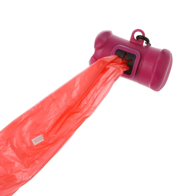 Pet Dog Bone Shape Waste Poo Garbage Dispenser Box Clean Up Bags Holder Carrier | Дом и сад