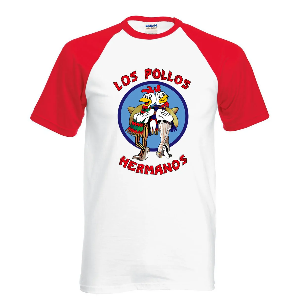 Футболка с надписью Breaking Bad LOS POLLOS Hermanos футболка принтом Chicken Brothers коллекция 2020