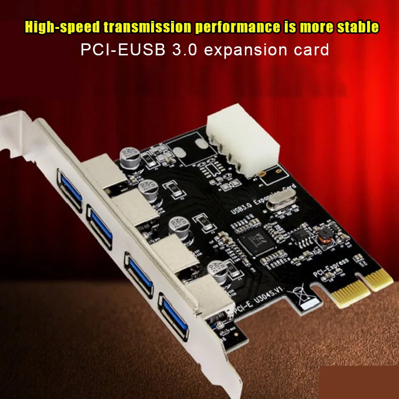 3 0 PCI E к USB Riser Card 4 портовая Встроенная настольная Плата расширения