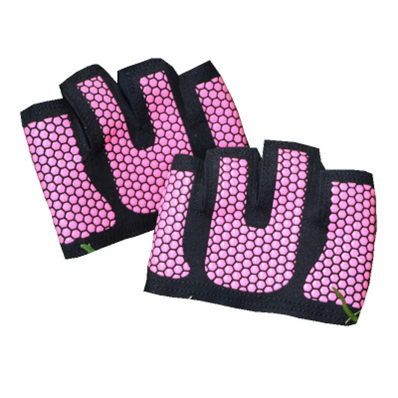1Pair Gym Fitness Half Finger Gloves Men Women for Crossfit Workout Glove Power Weight Lifting Bodybuilding Hand Protector | Спорт и