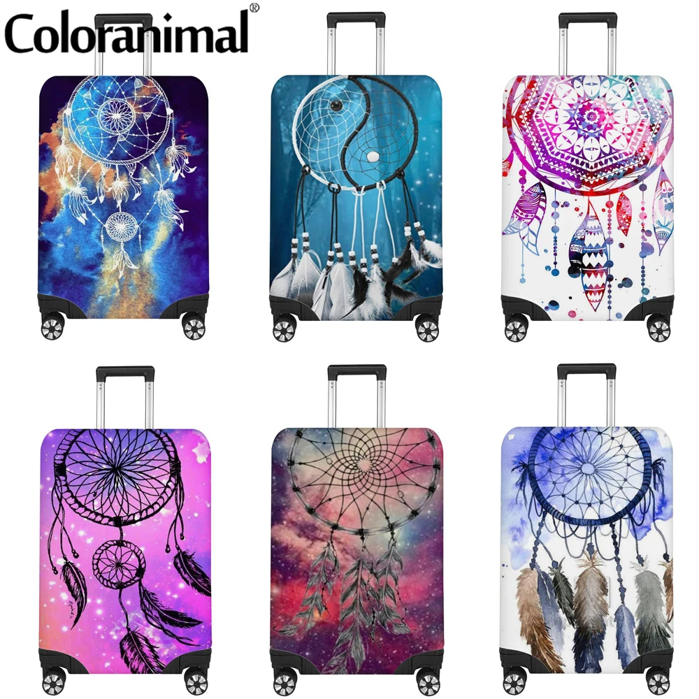 Эластичный Защитный чехол для чемодана с принтом Ловец снов 18-32 дюйма | Багаж и
