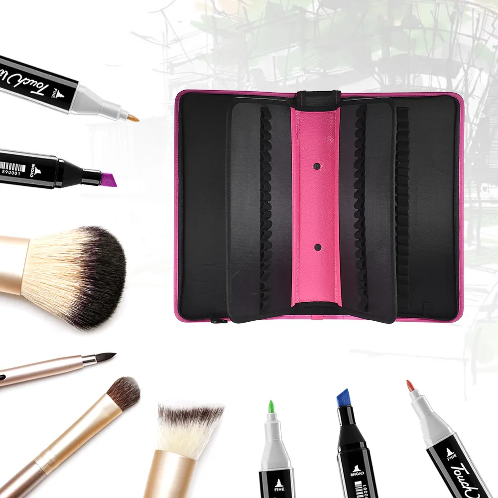 120 слотов портативный маркер сумка для ручек складной чехол ручки держатель