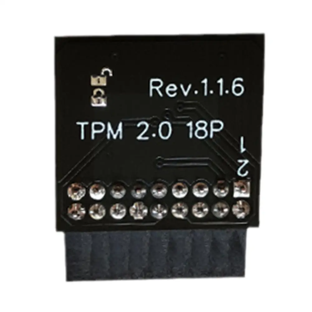 Модуль безопасности шифрования Tpm 2 0 удаленная карта Поддержка версии 12pin