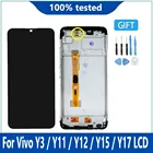 ЖК-дисплей 6,35 дюйма для ремонта и замены ЖК-дисплея BBK Vivo Y3  Y11  Y12  Y15  Y17 2019, кодирующий преобразователь сенсорного экрана в сборе рамка