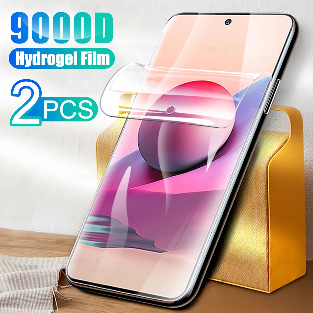 

2 предмета в комплекте, полный Чехол Мягкий гидрогель пленка для Xiaomi Redmi Примечание 10S Защита экрана для Redme Readmi Note10S защитная пленка не стекло