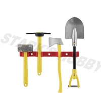110 scale accessories metal shovel hammer pickaxe axe set for 110 rc crawler axial scx10 traxxas trx4 d90 d110 tf2 tamiya cc01