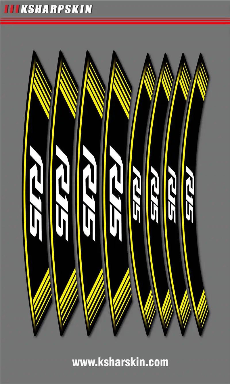 Наклейка для мотоцикла в полоску индивидуальные наклейки на колеса креативные