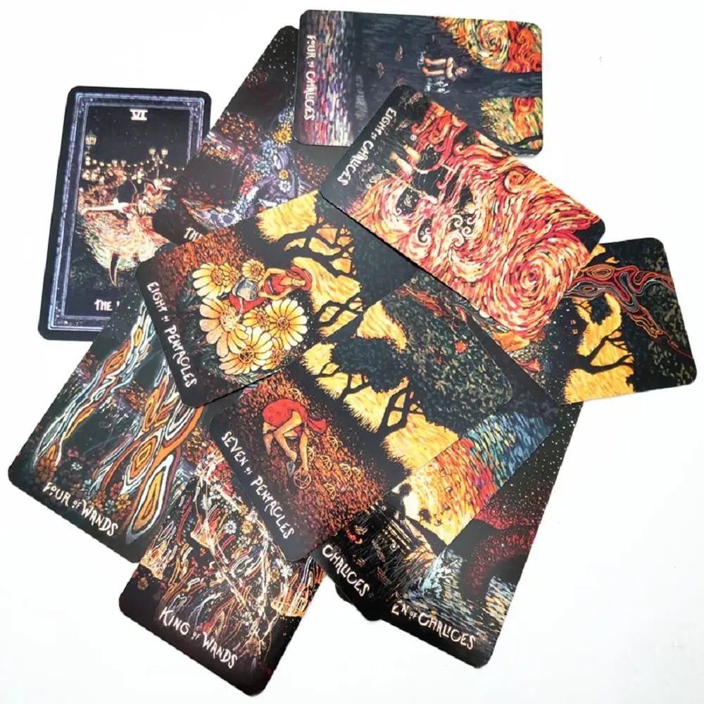 79 шт колода карт Таро &quotсделай сам&quot с серебристым покрытием Призма видения