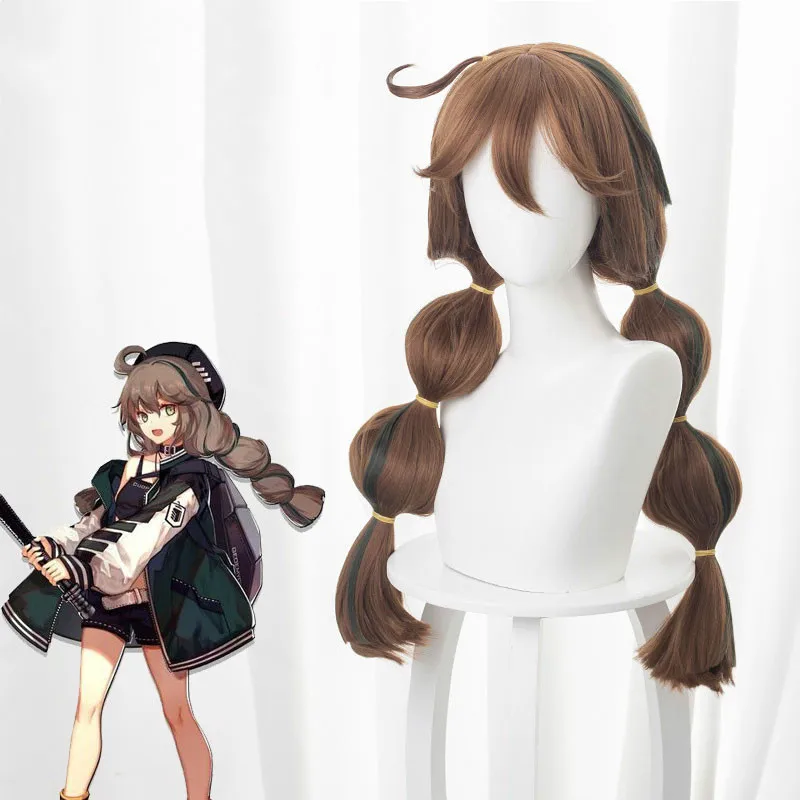 Женский парик для косплея arknight Cuora 65 см из синтетических волос Хэллоуина