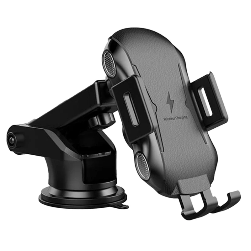 

2 in 1 10W Automatic Induction Car Navigation Bracket Smart Induction Air Outlet Clip Wireless Car Charger