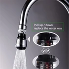 Аэратор для водопроводного крана, 2 режима, регулируемый на 360 градусов, экономичный барботер для водопроводной воды, кухонный разъем, насадка для душа, фильтрующая насадка, распылитель