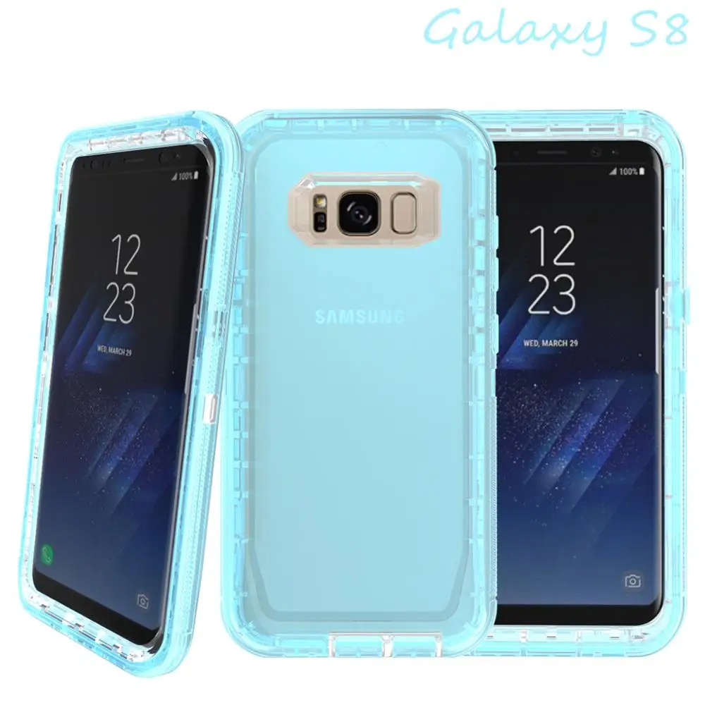 Three Prevention Cover For Samsung Note 10 S10 Lite S8 S9 Plus Transparent Robot Case Galaxy S7 edge | Мобильные телефоны и