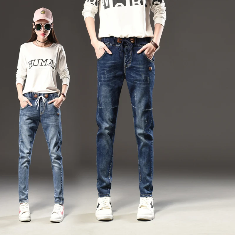

2021 New Women's Jeans Fashion Elastic Jeans Women's Jeans Women's Plus-size Pants