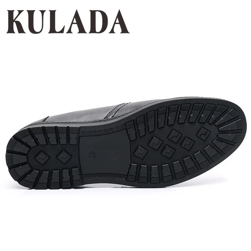 KULADA Newest Shoes Men's Casual Big Size 46-49 Soft Fashion Walking Leather Comfortable Men Moccasins | Обувь
