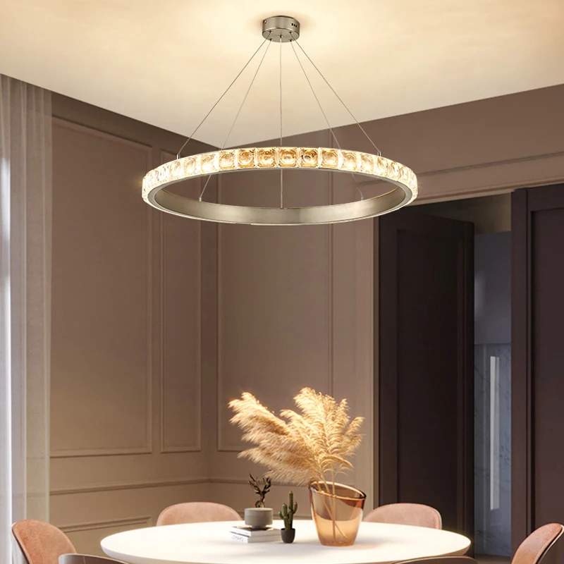 

Modern Art Decor Led Chandeliers Lighting Lustre Crystal Led Pendant Chandelier Lights Living Dining Room Hanging Lamp Luminaire