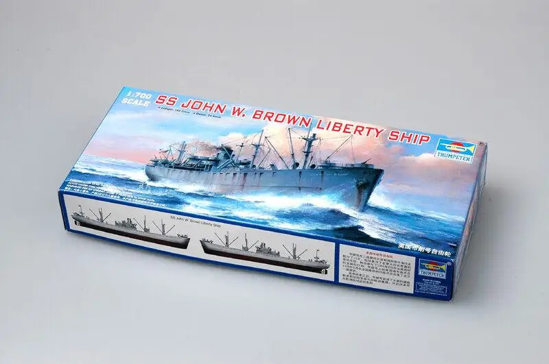 

Trumpeter 1/700 05756 Liberty Ship SS John W. Brown model kit