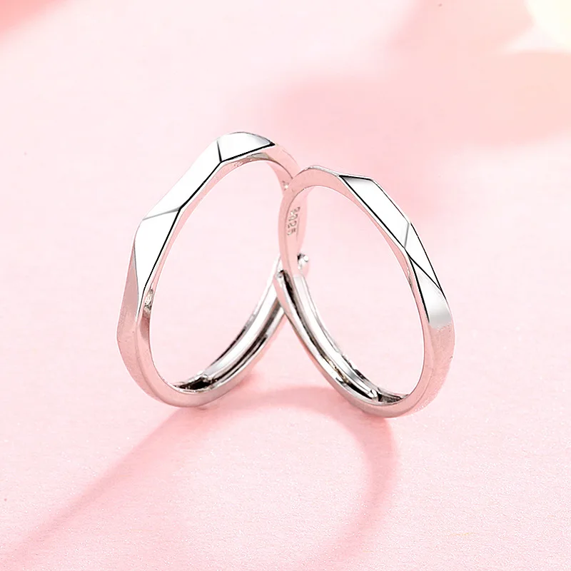 EDS свадебное кольцо влюбленных корейские Простые Ювелирные изделия пара колец
