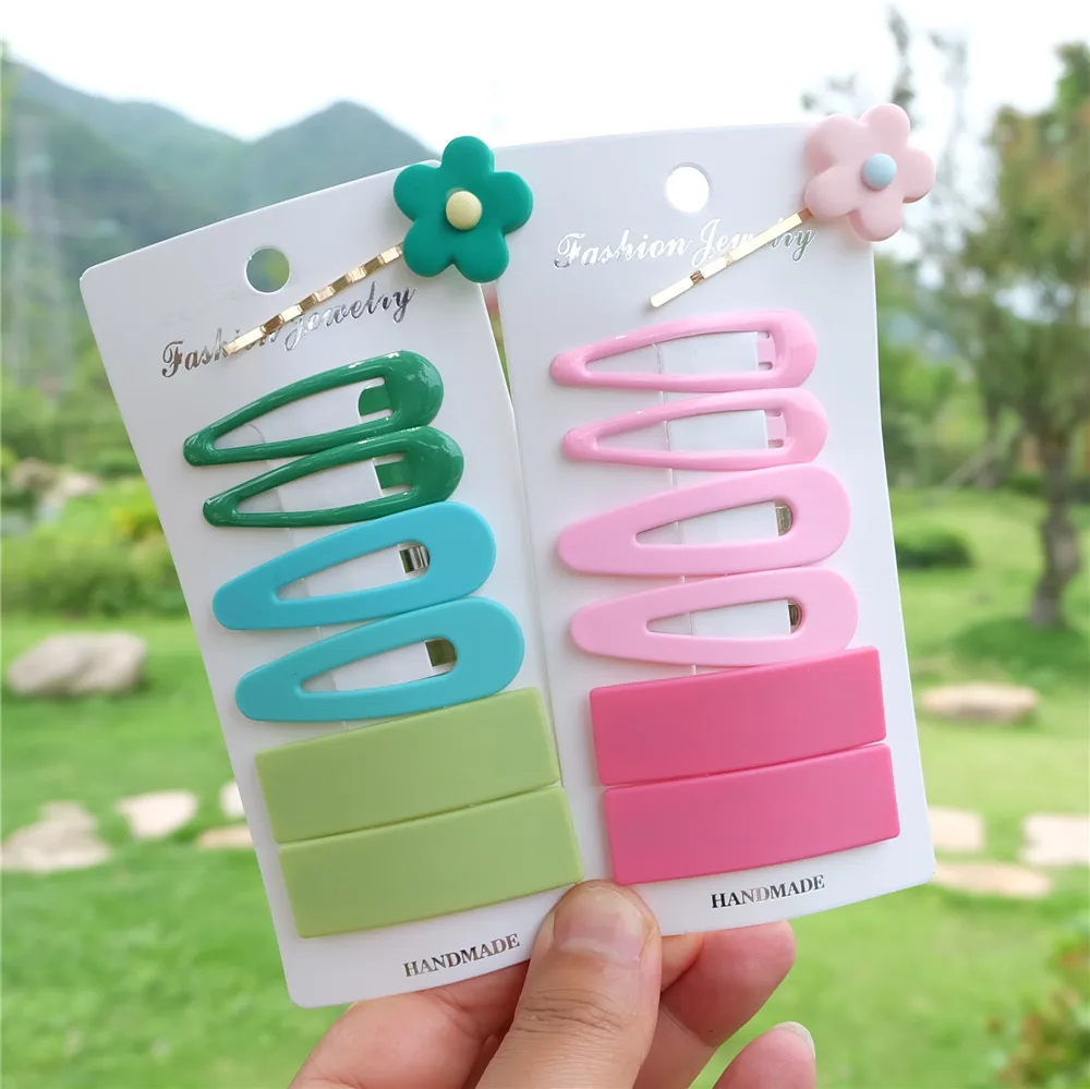 7 шт./компл. милые заколки для волос карамельных цветов девочек женщин детей kawaii
