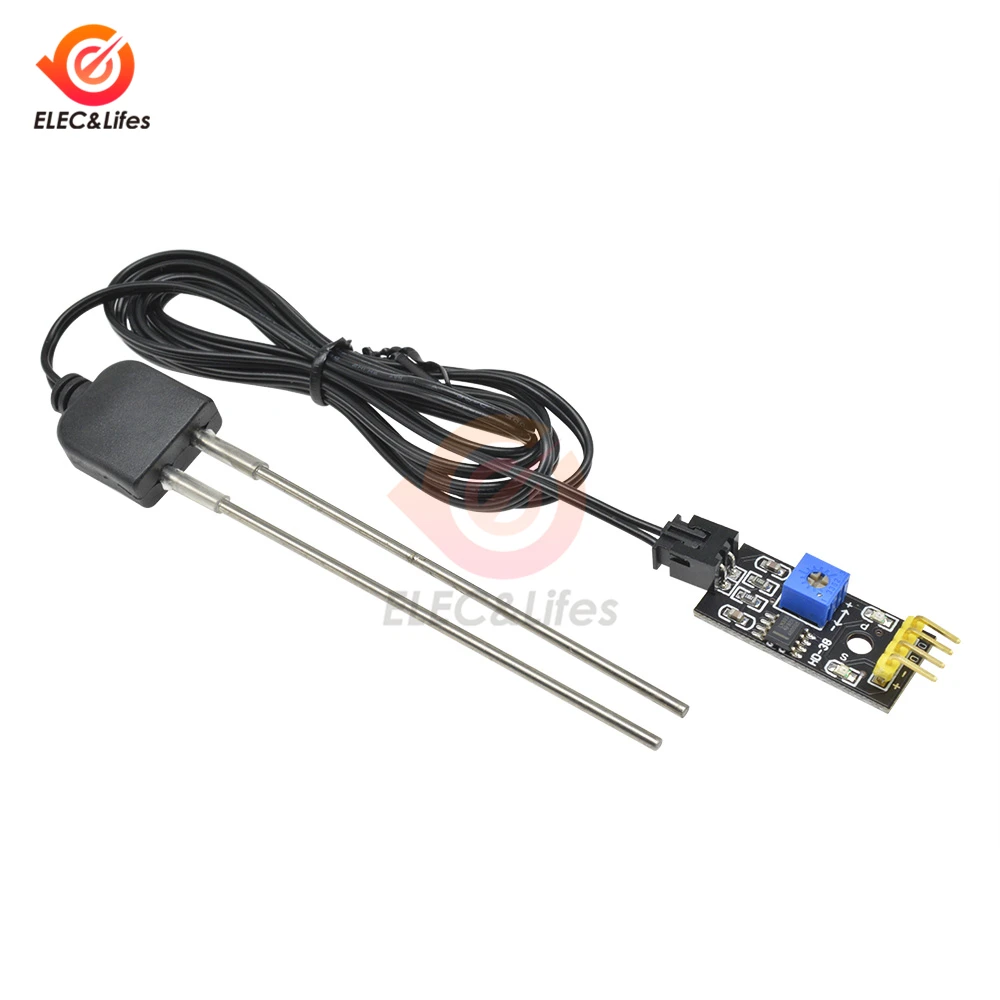 Модуль детектора влажности почвы с металлическим зондом для защиты от коррозии