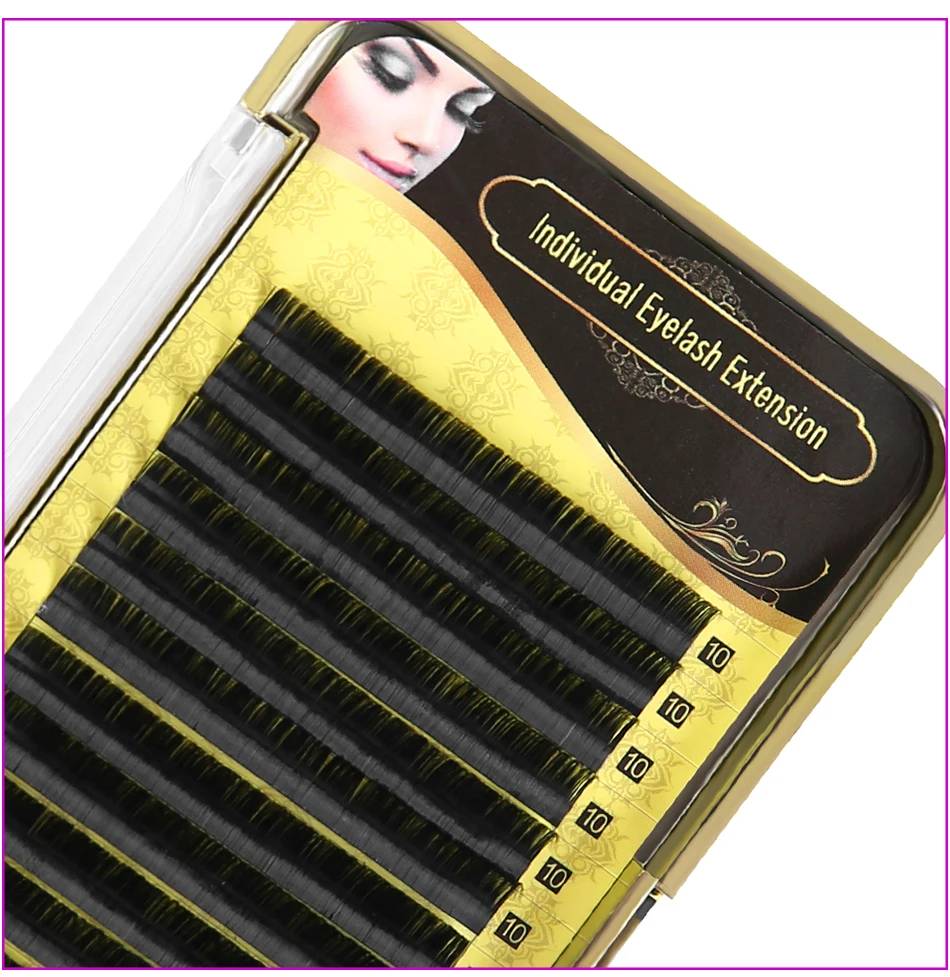 Новые Buzz Lashes темно-черные шелковые Индивидуальные ресницы для наращивания, натуральные ресницы из искусственной норки, легкие объемные мягкие ресницы для наращивания