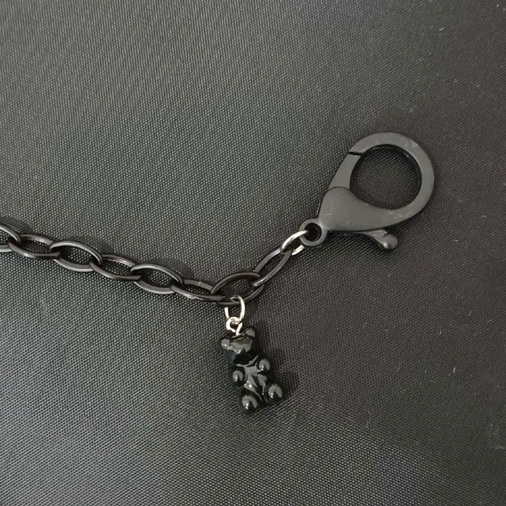 2 шт. регулируемый акриловый маска шнурки с медведем для хранения наружных