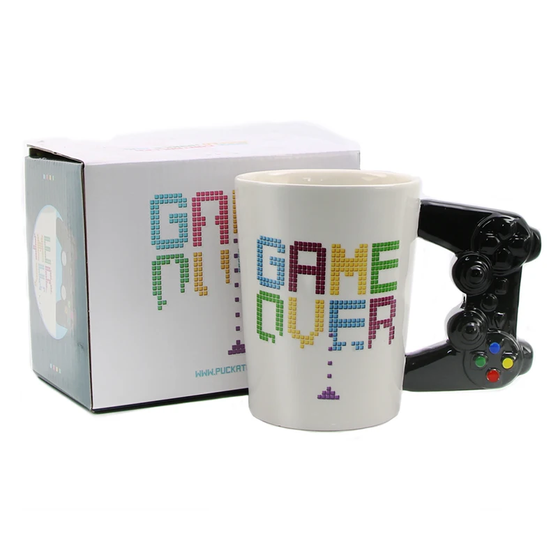 Новая креативная кружка Game Over Coffee 3D игровой контроллер керамическая чашка кружки