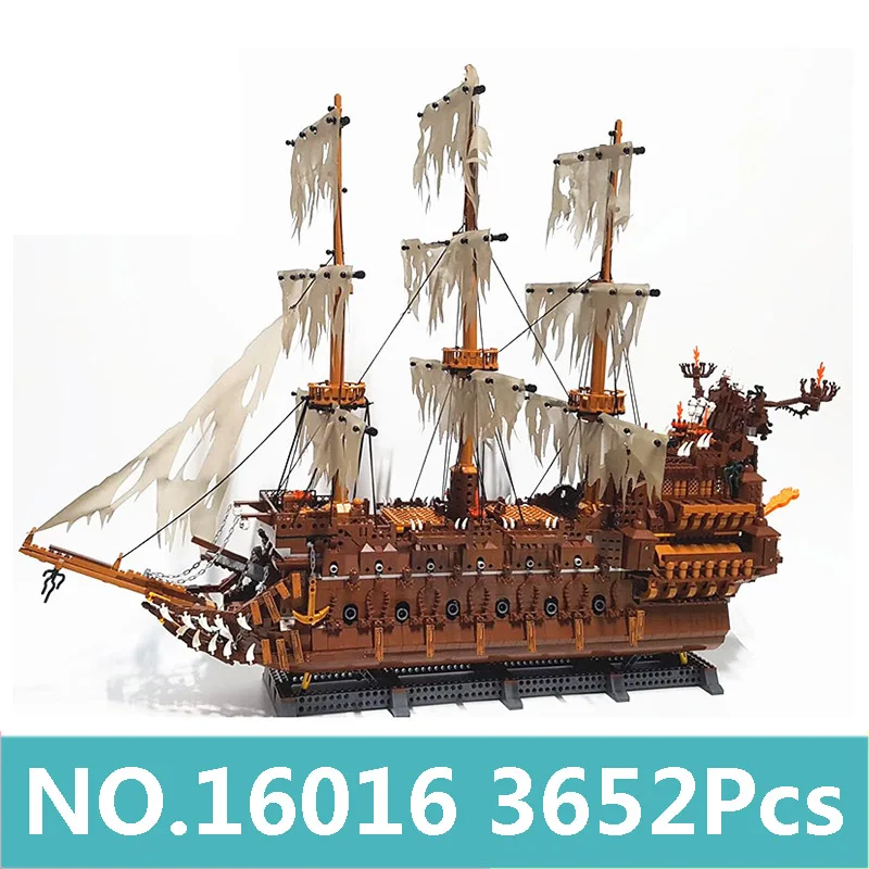 Lepinblocks King Bricks 16016 22001 Летающий Dutchman Императорский флагманский Пираты Карибского моря корабль строительные блоки Набор фильм игрушки подарок
