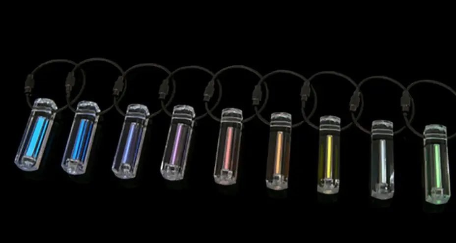 Цепь для ключей брелок Nite Tritium Glowring автоматический ночник самосветящийся