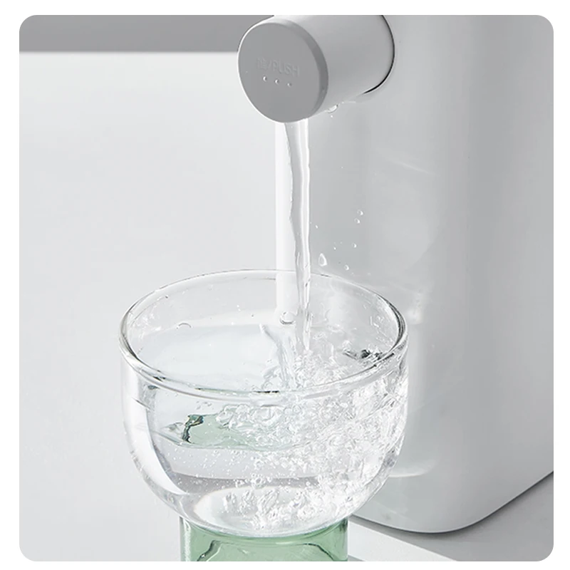 Декоративный столешничный настольный фонтан для питья Joyoung Mini Water Dispenser с быстрым нагревом за 3 секунды, переносной электрический чайник с насосом самообслуживания и емкостью на 220В.
