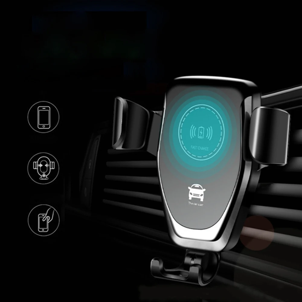 FLOVEME Q12 Air outlet автомобильный телефон Подставка для вождения GPS навигация 18 Вт