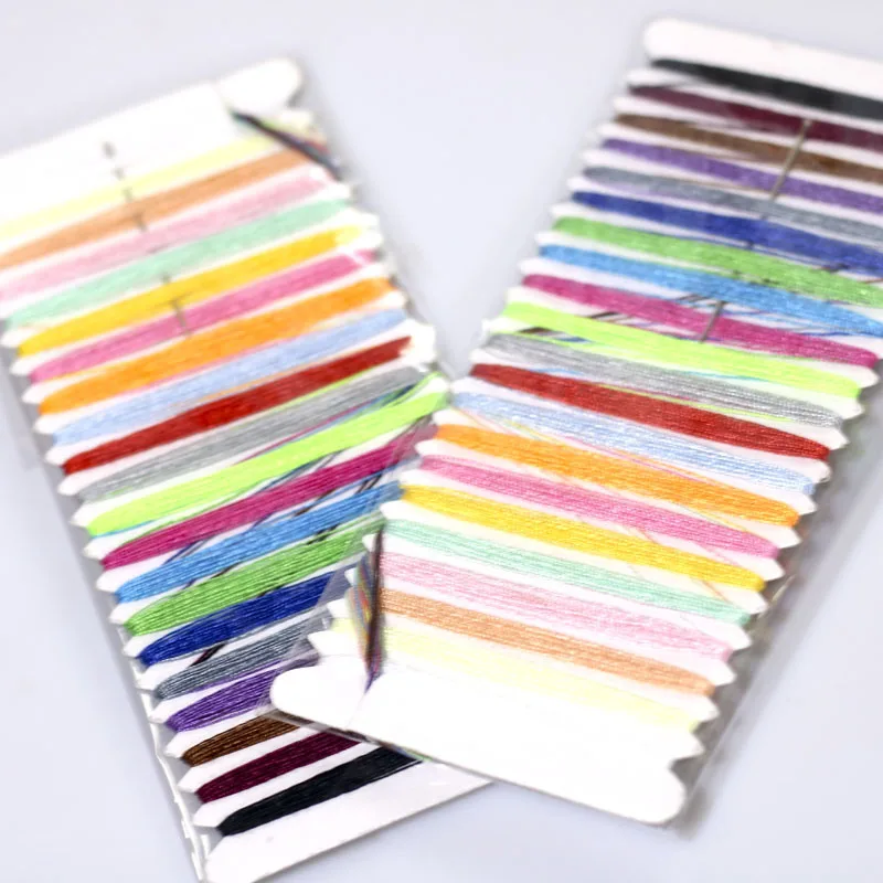 Portable Sewing Kit Thread Needle Set embroidery DIY Line Branch Threads Floss Skein Cross Stitch Travel Household Tools | Дом и сад